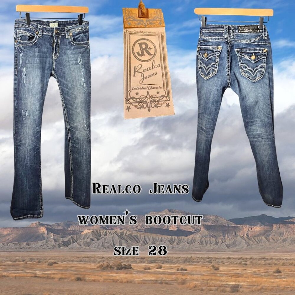 Realco Jeans women's bootcut size 28